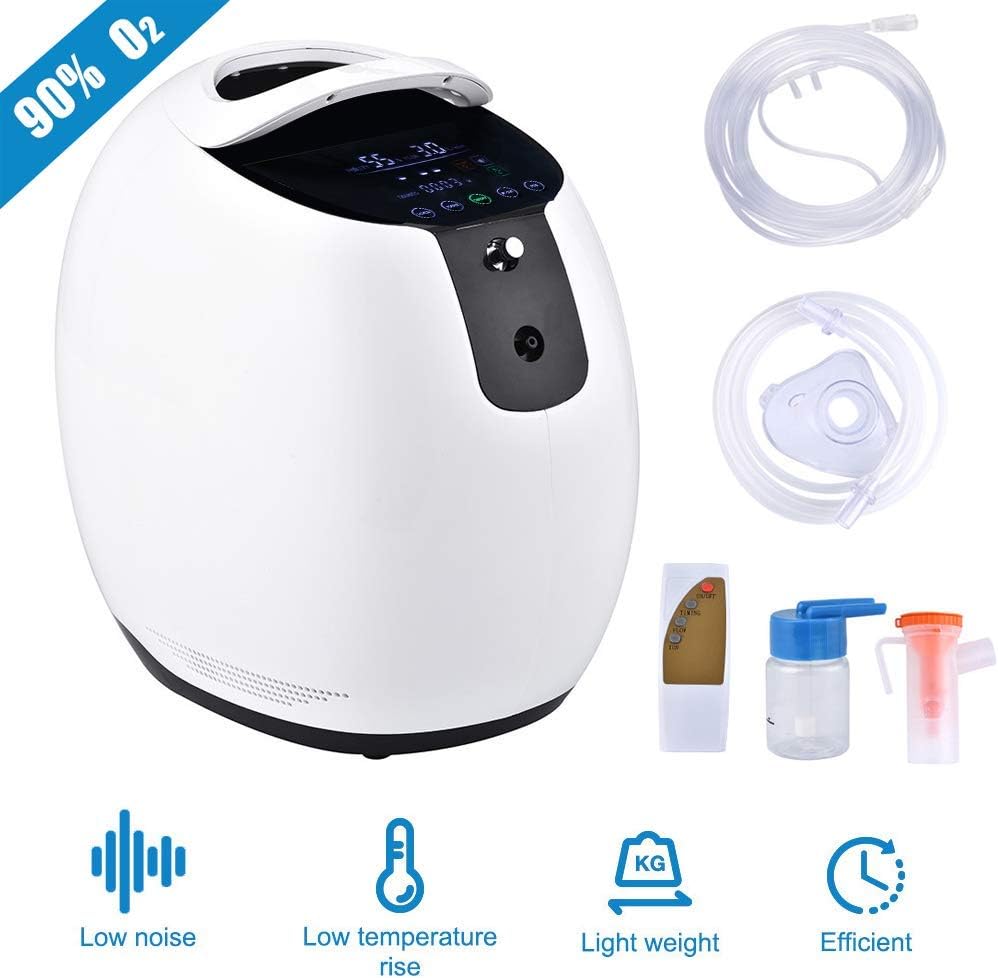 HJKL 110V Portable 1-7L/Min 02 Respir-ator Air Purifier Machine