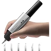 HOZO NeoBlade Wireless Ultrasonic Cutter &ndash; 40kHz Vibration &amp; 40W Auto Power Adjustment, Replaceable Battery, Turbo Cooling, 2 Cutting Modes &ndash; For 3D Printing, Woodworking, Prototyping,Model Mods &amp; DIY