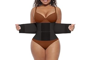 FeelinGirl Waist Trainer Long Torso Waist Cincher Trimmer Ab Belt Tummy Control Body Shaper Triple Wrap Women and Men