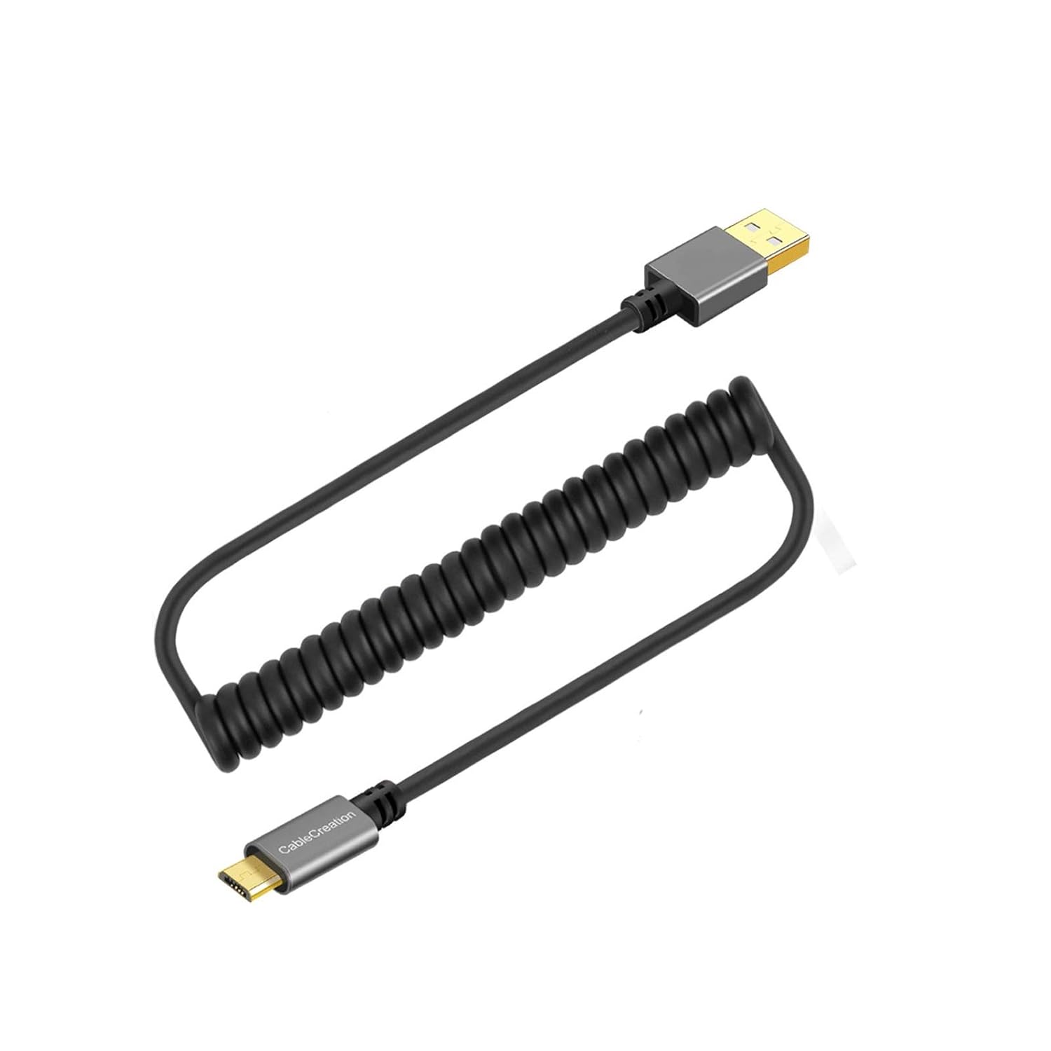 Coiled USB Cable, CableCreation (0.56ft to 4ft) USB 2.0 A