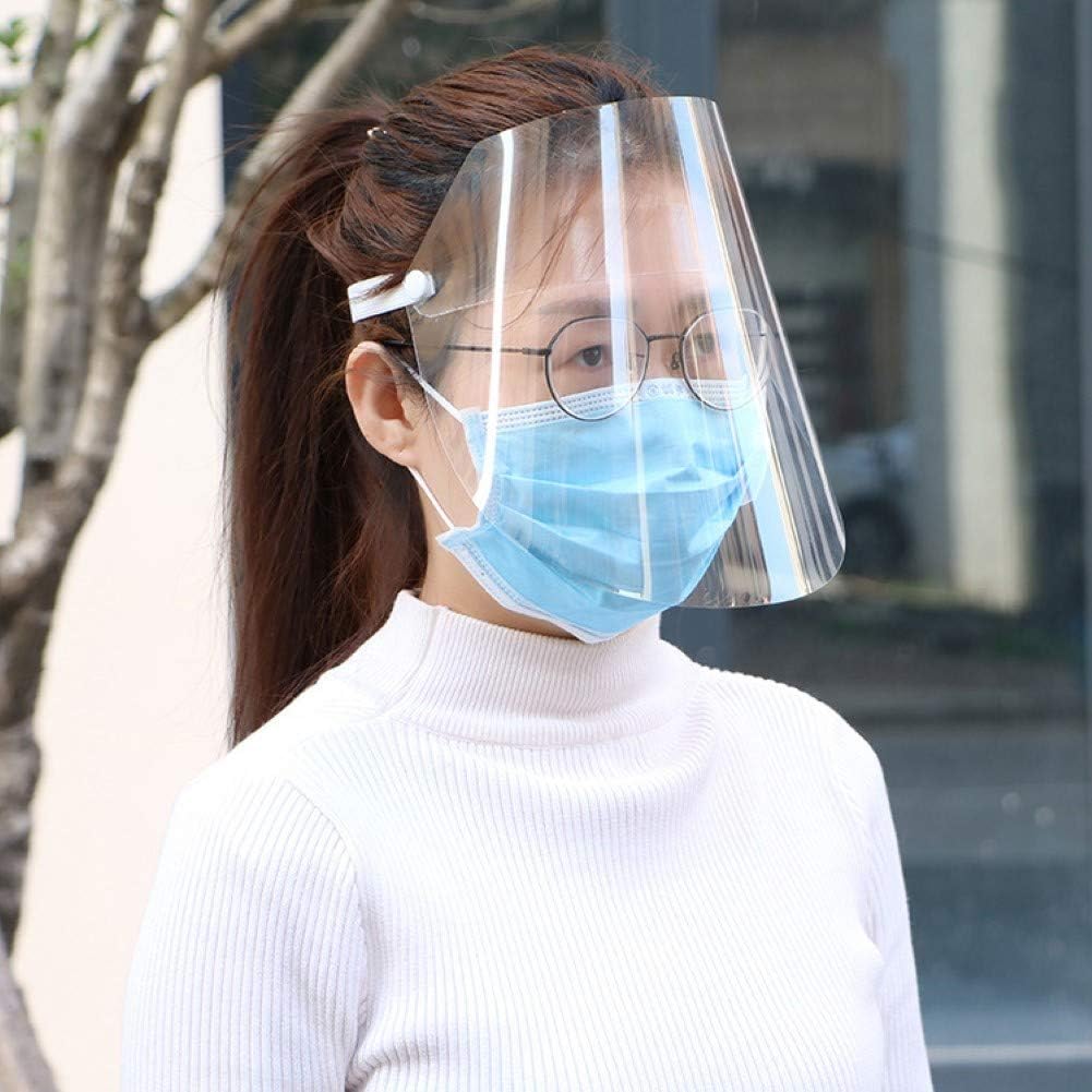 Danigrefinb Transparent Anti Droplet Safety Visor Dust-Proof Protect Full Face Screen Covering Mask Face Shield