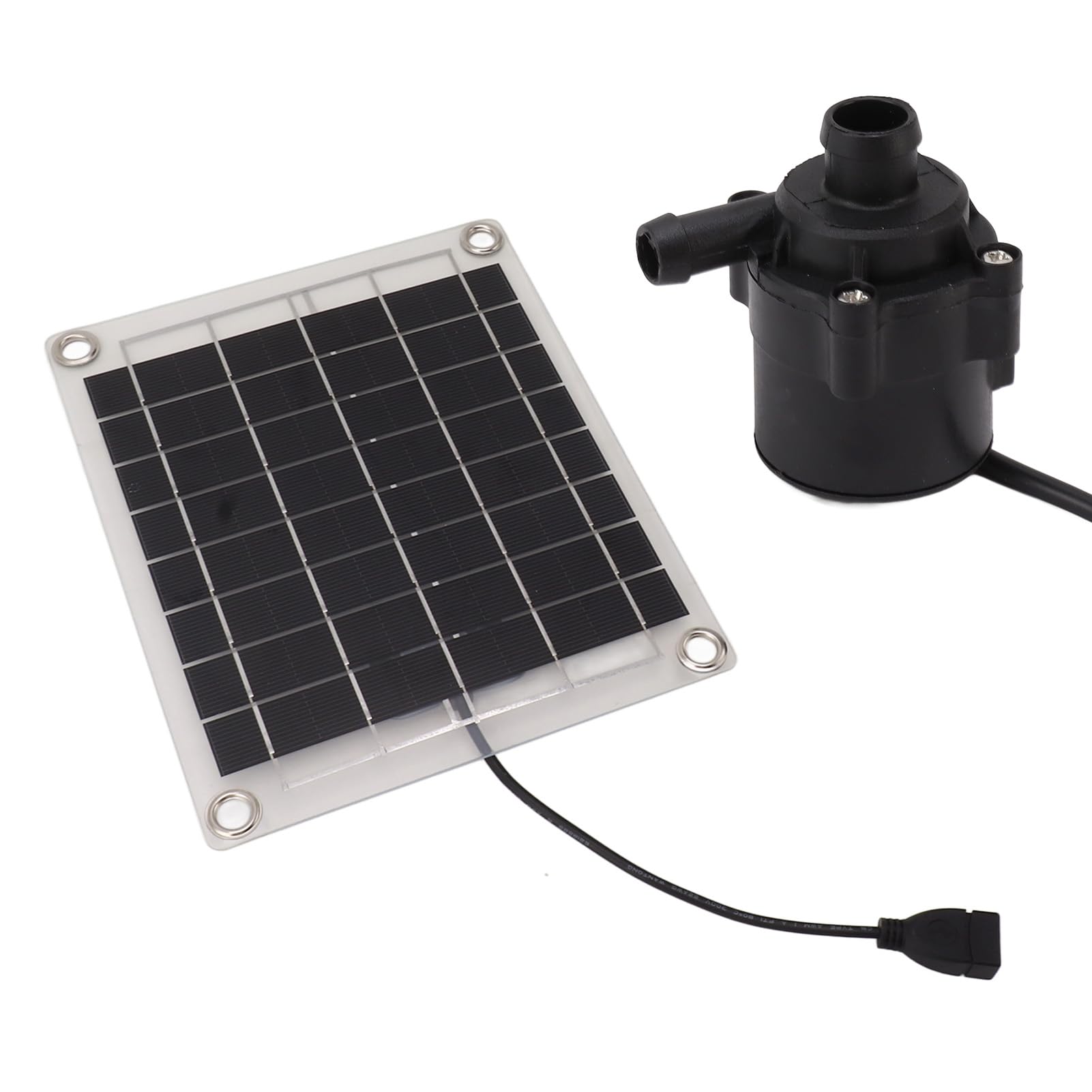 Photo 1 of Topyond Solar Water Pond Pump Kit,20W Submersible for Fountain Pond Bird Bath Irrigation Adjustable Water Volume with Switch,Solar Pump for Pond, default, Defult