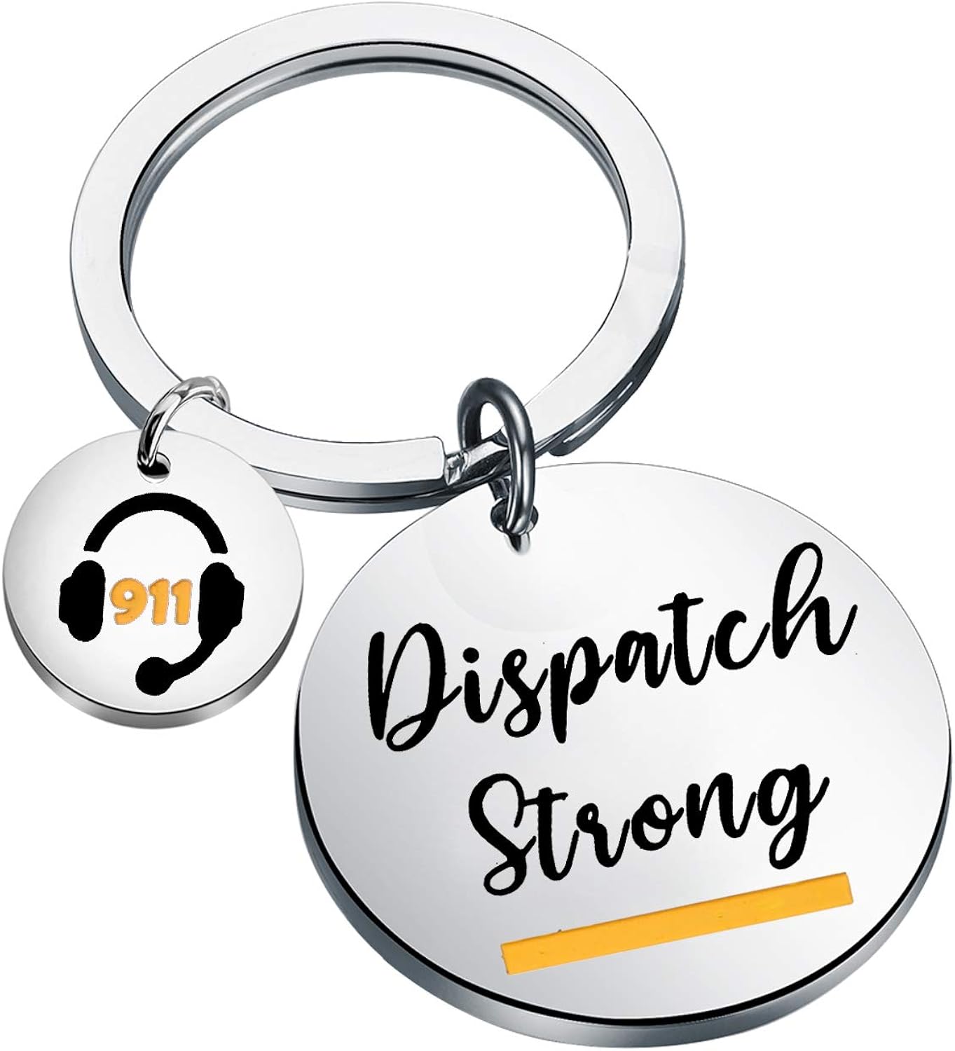 WSNANG 911 Dispatcher Gift Dispatch Strong Keychain Thin