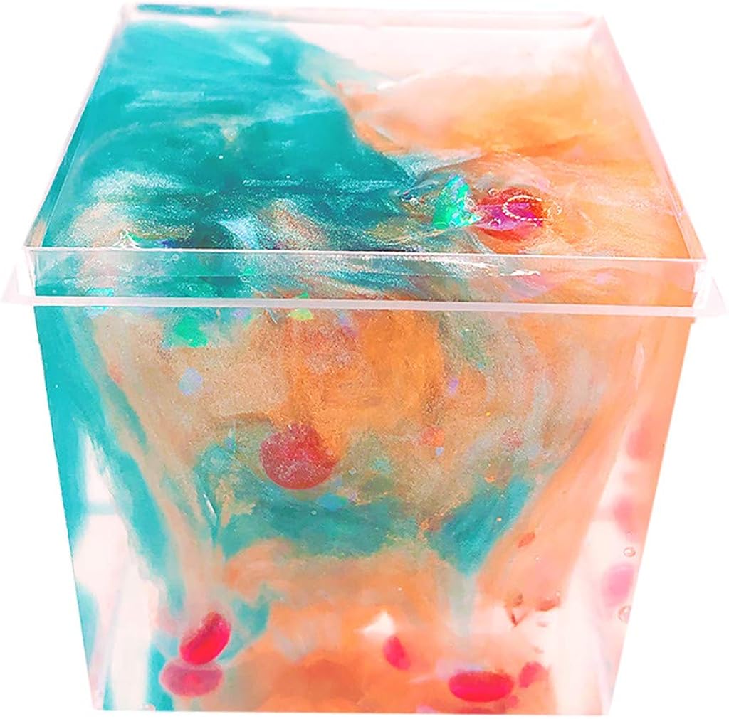 mixing slime and putty