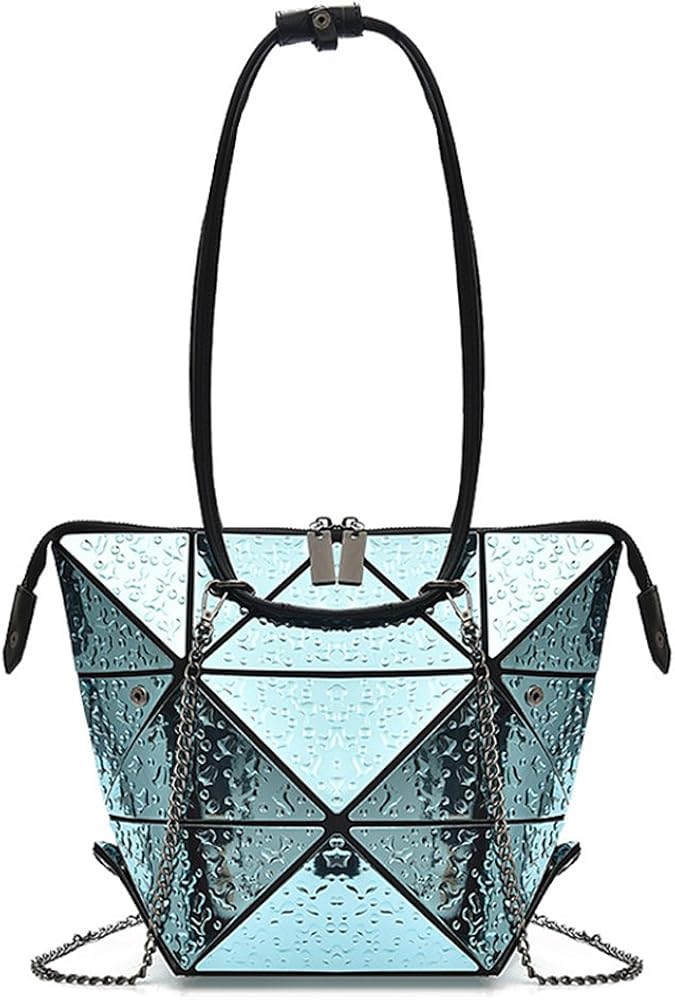 silver blue handbags