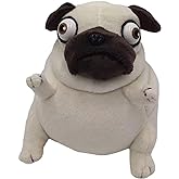 CWZY Hilarious Pug Stuffed Animal - 6" Funny Ugly Cute Pug Dog Plush Toy, Weirdo Stuffed Animal Pug Plushies for Kids Boys Adults Valentines Birthdays Gift…