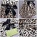 Fitwarm Leopard Print Pet Clothes for Dog Dresses Cat Apparel Costume Brown Small