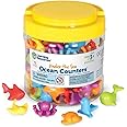 Learning Resources Under The Sea Ocean Counters - 72 Pieces, Ages 3+ Toddler Learning Toys, Counting Toys for Kids, Math Coun