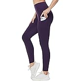 THE GYM PEOPLE Women's High Waist Yoga Pants Buttery Soft Stretchy Tummy Control Workout Athletic Leggings with Pockets