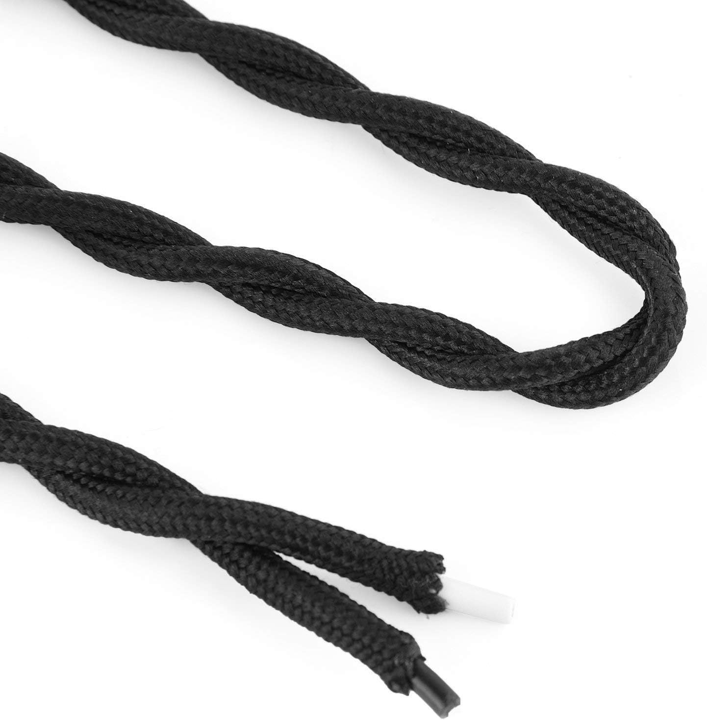 Kiven 5.9' Retro Style Lamp Dimmer Weave Rope Open Wires UL Certified Dimmer Switch Cord（Black）: Industrial & Scientific