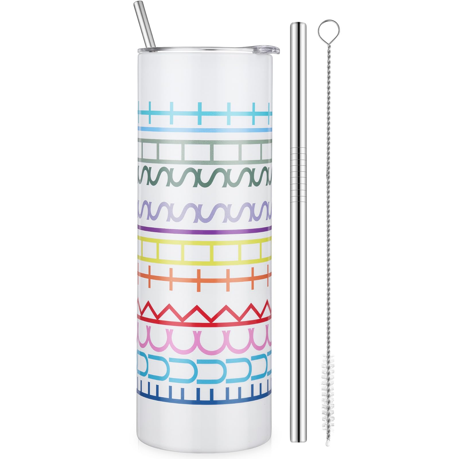 Photo 1 of Geiserailie White Elephant Gifts Hidden Message Tumbler Coffee Travel Insulated Mug Skinny Tumbler with Lid and Straw Gag Gifts Cup for Bestie Friend Coworker Family employee Gift(20 oz)