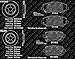 Max Brakes Front & Rear Performance Brake Kit [ Silver Zinc Slotted Drilled Rotors + Ceramic Pads ] KT053613 Fits: 08-12 Grand Caravan + Town & Country 09-11 Journey | VW 09-12 Routan