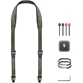 PGYTECH 1.8" Wide Camera Shoulder Strap with Quick Release Plate Camera Neck Straps Long for Photographers Adjustable for DSLR SLR (Fern Green)