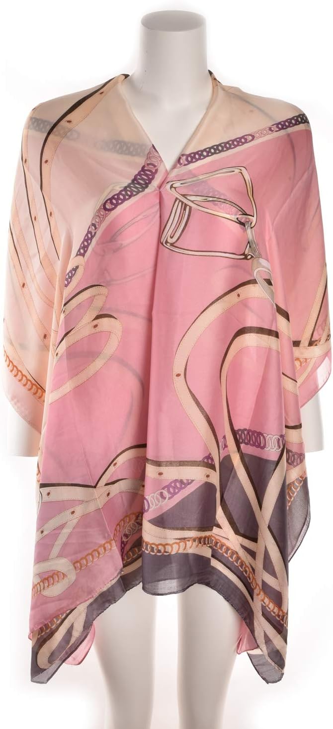 BeCann Silk Scarf Large Satin Headscarf Bikini Wrap Scarf Beach Sarongs Neck Scarves for Women