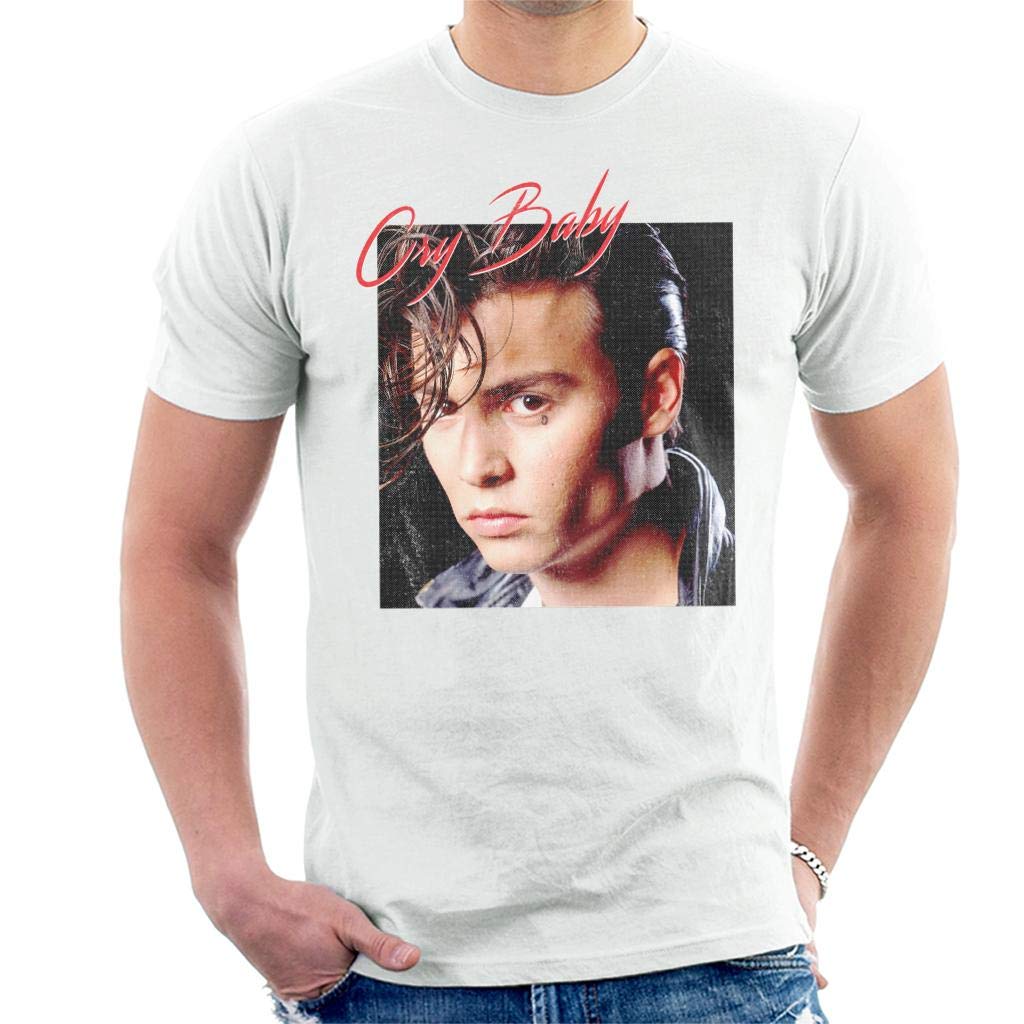 Cry Baby Johnny Depp Distressed Portrait Men S T Shirt Zelite