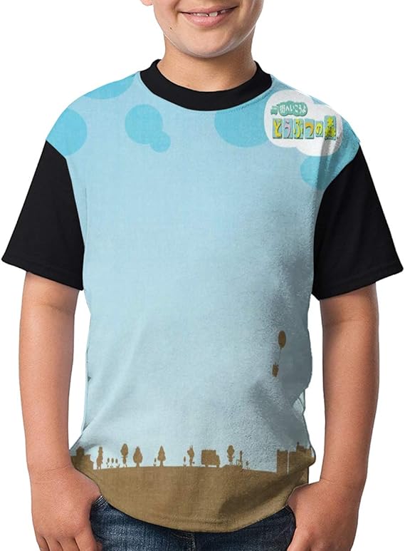 Amazon Co Jp あつまれ どうぶつの森5 半袖 夏服 薄手 軽い 柔らかい ファッション おおきいサイズ おしゃれ シンプル 快適 人気 上質 Tシャツ 吸水速乾 3dプリント Tシャツ しょうねん ハンサム ボーイ 服 ファッション小物