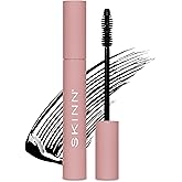 SKINN Lash-Redemption 4-in-1 Mascara - Eyelash Mascara with Soft Bristle & Hourglass Applicator Thickens, Curls, Lengthens & Nourishes Lashes - Alcohol-Free Formula, Clump & Flake Resistant