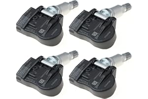 4 PCS TPMS Tire Pressure Sensor, for Volvo, C30 C70 S60 S80 V60 XC60 XC70 31302096 31341893 31341171 313418930 S180052020 Veh