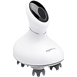 Amazon Basics Electric Scalp Massager with Four Massage Modes that Imitate Four-Finger Kneading, Charging Base Included, Port