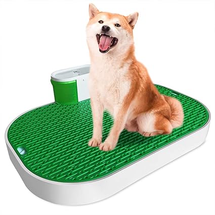 Slimme Hondentoilet Voor Binnenshuis Automatische Reiniging Alternatief Voor Hondenkussens Hondenpotje Voor Binnen Voor Puppy S En Kleine Honden Gemakkelijk Schoon Te Maken Amazon Nl