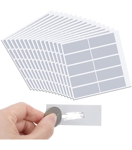 Amazon.com : Juvale Scratch Off Stickers - 300 Count