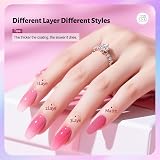 JODSONE Jelly Nail Polish Set 10 Colors Quick Dry Long Lasting 5ML view 6