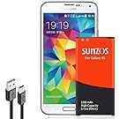 SUNZOS Galaxy S5 Battery, 3200mAh Li-ion Replacement Battery for Samsung Galaxy S5 [ I9600, G900F, G900V (Verizon), G900T (T-Mobile), G900A (AT&T),G900P(Sprint)] [3 Years Warranty]