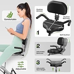 Goimu Exercise Bike, 5 in 1 Foldable Stationary