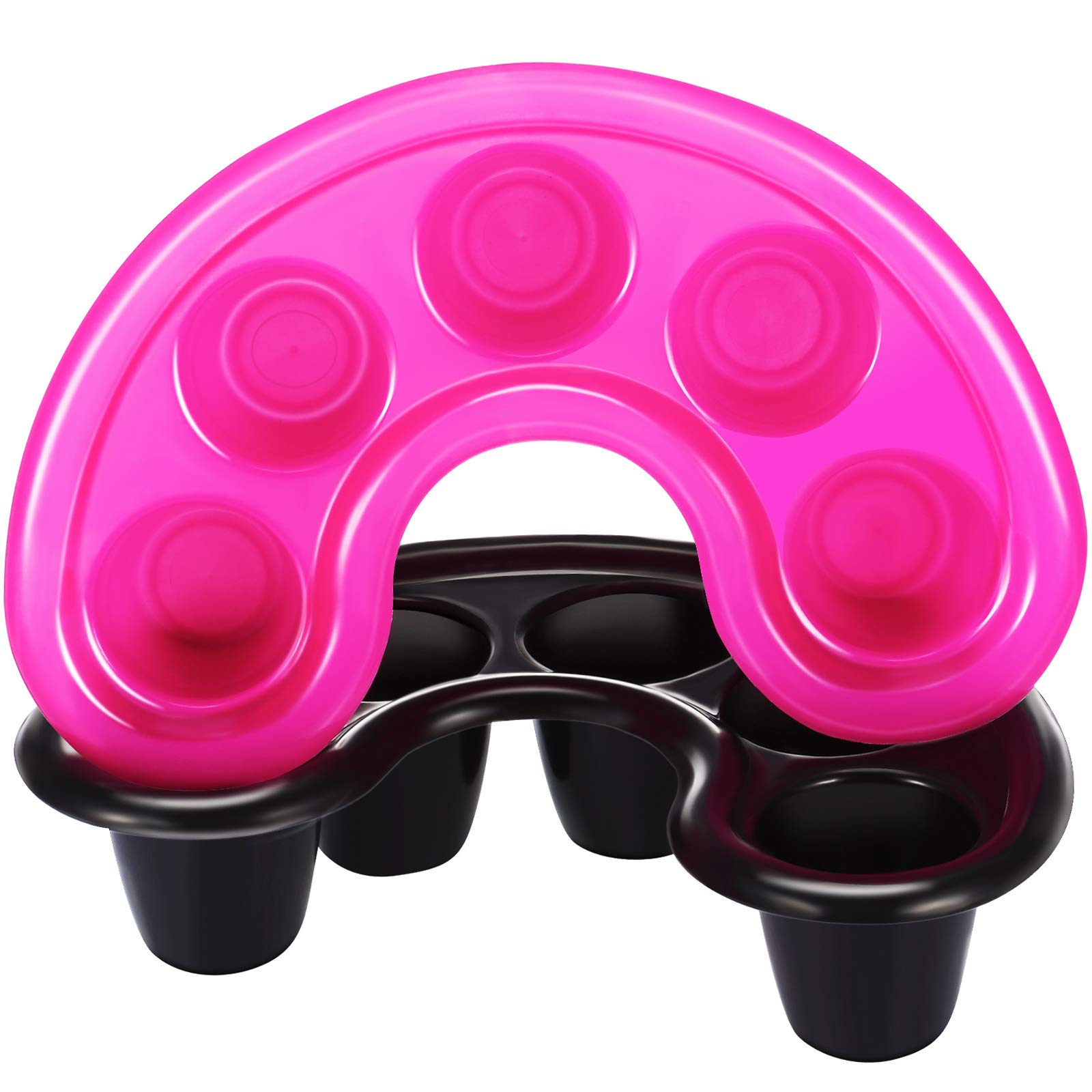 2 Pieces Nail Soak Off Bowl Acrylic Gel Soak Off Tray Manicure Tips Bowl Nail Polish Remover Bowl for Acetone Polish Remover