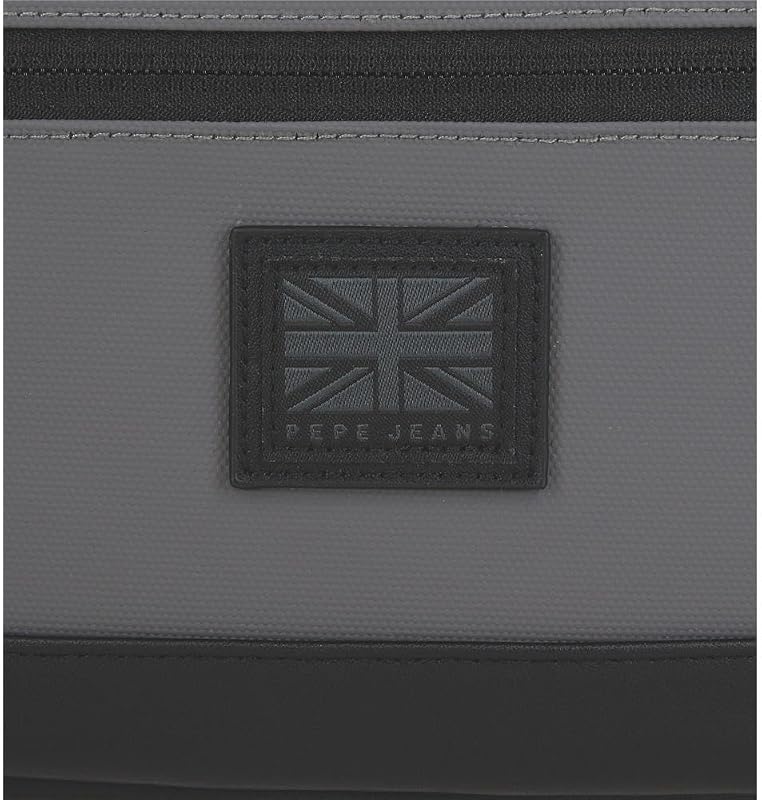 Hoxton Umhängetasche Grau 14 x 25 x 6 cm Polyester und PU by Joumma Bags, grau, Talla única, Gürteltasche