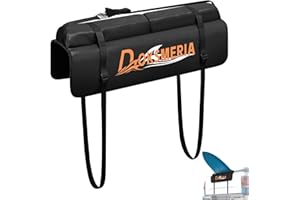 doksmeria Tailgate Surfboard Pad, Upgrade Tailgate Surf Pad with Extra Thick Padding & Flannel Lining, Foldable Surfboard Tailgate Pad for SUP, Longboard, Surfboard, Ladders, Lumber