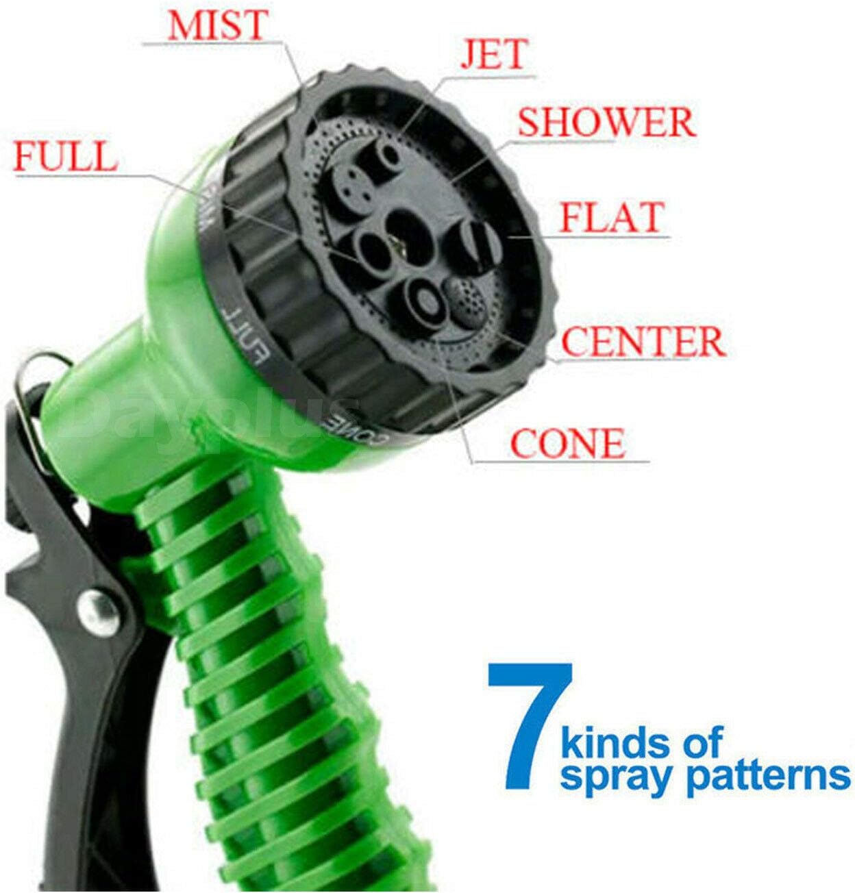 Black SiKy Garden Hose Expandable Water Pipe 3 Times Expanding 75ft