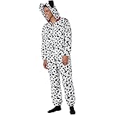 California Costumes mens Dalmatian Fleece Jumpsuit