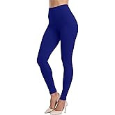 VOGUEMAX Womens Ankle Length Leggings Buttery Soft High Waisted Stretch Basic Solid Full Length Leggings Pants