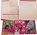 6 pack - Trolls Dreamworks Composition Book Display features a class schedule page on the front and math charts on the back. For School or Great Party Favors / Giveaways