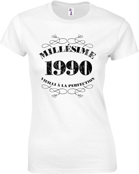 Feesten Speciale Gelegenheden Tee Shirt 30 Ans Femme Anniversaire Cadeau Humour Luxclusif Com