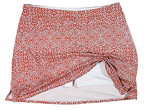 Colorado Clothing Women's Everyday Skort (Coral Mosaic, Medium)