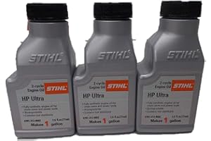 Stihl 3 Pack Synthetic Oil Mix 50:1 HP Ultra 2-Cycle 1 Bottle 2.6 oz = 1 Gal #G