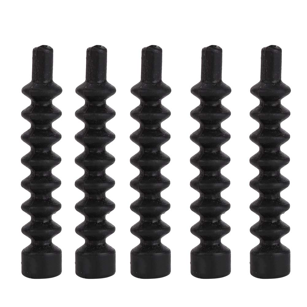 5PCS Mountain Bicycle Bike V Brake Cable Rubber Boots, Great Brake Rebound Feel, Suitable for V-Brake Mountain Folding Bike