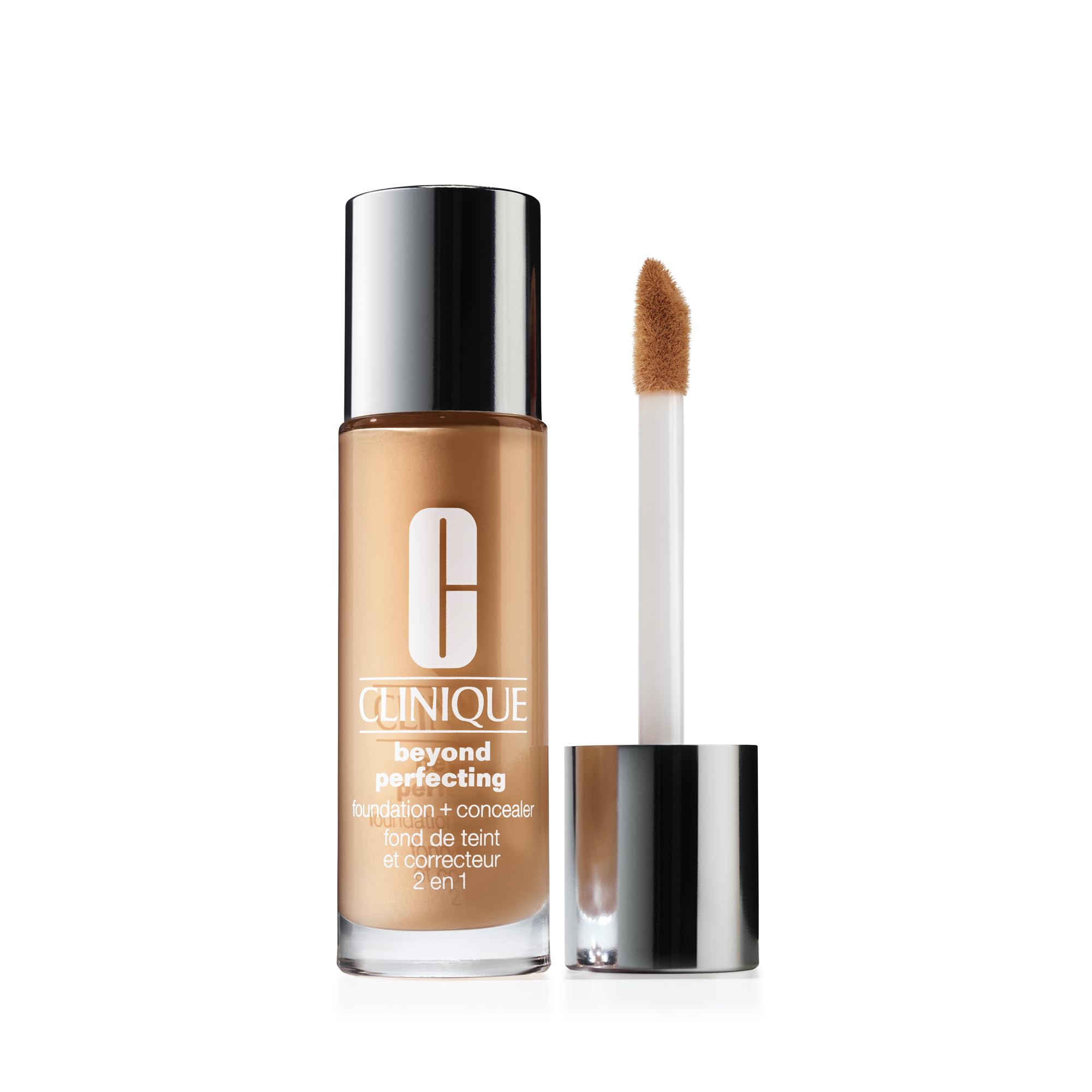 Photo 1 of Clinique Beyond Perfecting Liquid Lightweight Full Coverage Foundation + Concealer For Dry Combination to Oily Skin Types, Sand, 1 Fl Oz