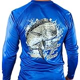All-American Fishing Ultimate Dri Fit Fishing Shirt UPF 30+ Men's Long Sleeve