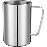 luvtree 500ml Insulated 304 Stainless Steel Coffee Mug, Double-Wall Vacuum Travel Tumbler, Shatterproof for Camping, Office, and Outdoor - Durable, Perfect for Hot and Cold Drinks.
