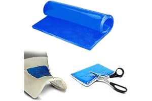 PLSUSJHAO Motorcycle Seat Gel Soft Seat Pad Cushion Shock Absorption Mats Comfort Pad Cooling Reduce Long Drive Fatigue Pad Seat Foam for Car Bike Saddles (25 x 25 x 1cm)