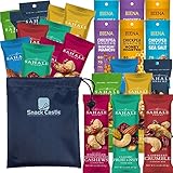 Sahale Snack Grab and Go Nut Blends WITH Biena Chickpea Snacks Variety Bundle: (24-Packs) Non-GMO, No Gluten, Kosher, Healthy Snacks