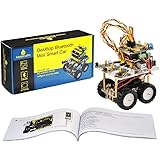 KEYESTUDIO DIY Robot Car Kit for Arduino, 4WD Desktop Bluetooth Mini Smart Car with Tutorial for STEM Education