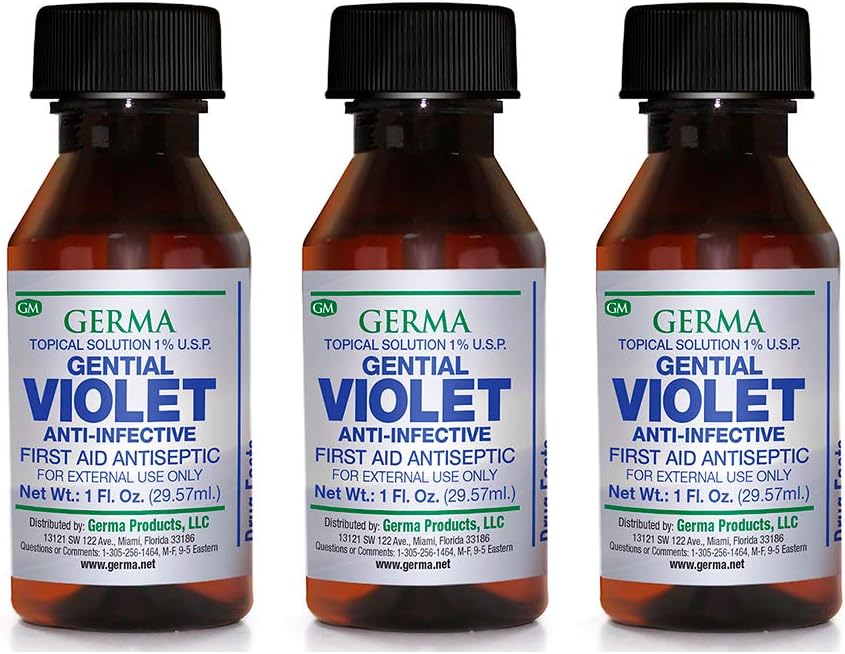 Gentian Violet First Aid Antiseptic Antibacterial Abrasions Violeta Genciana (3)