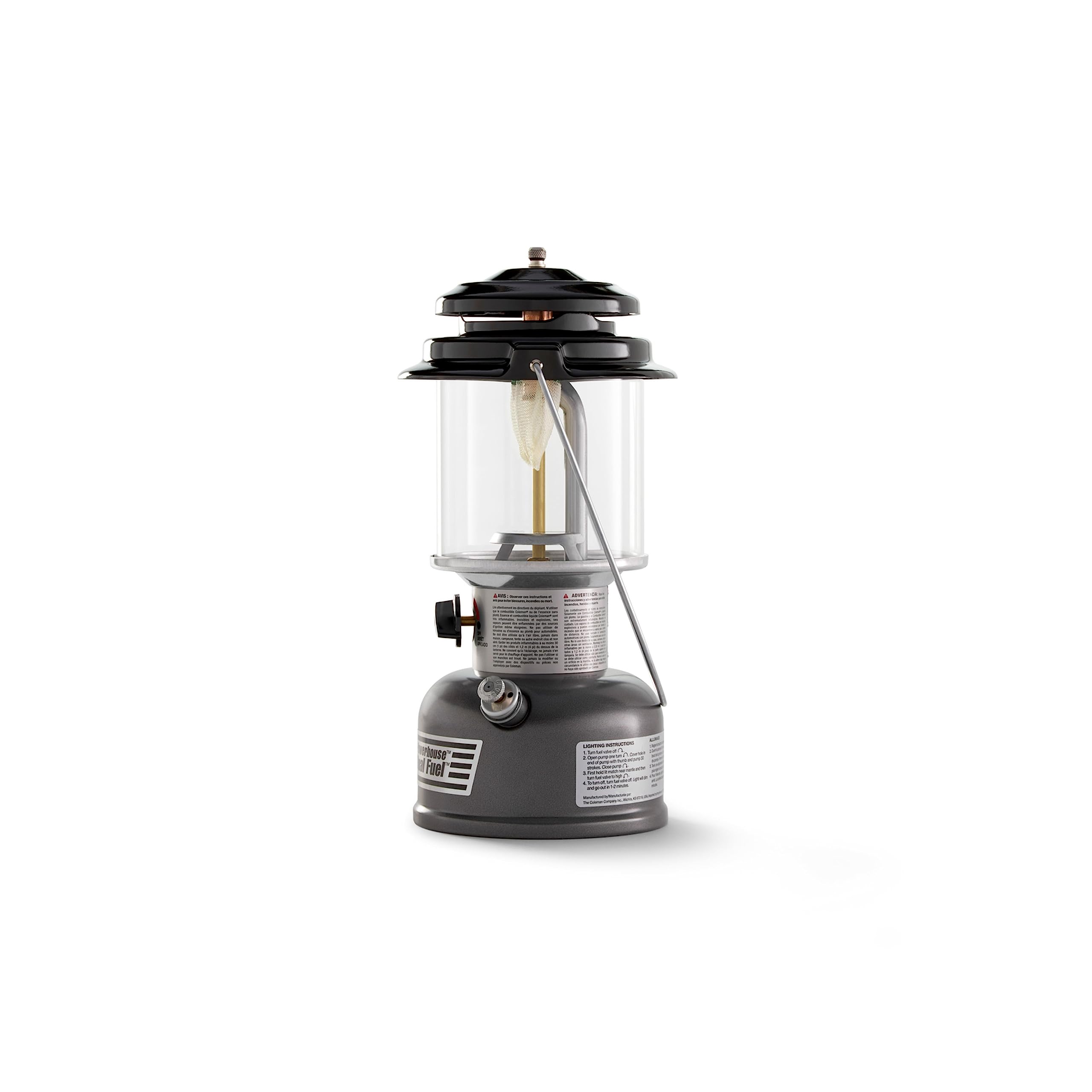 Coleman Powerhouse Dual Fuel Lantern Shines Up To 800 Lumens, 2Mantle