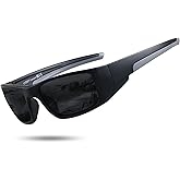 LYZOIT Polarized Sports Sunglasses for Men Women Wrap Around Unbreakable Frame Driving Fishing Cycling Running