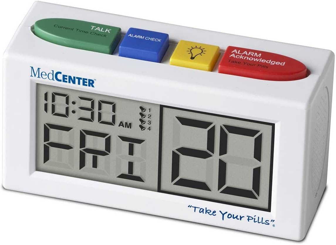 Medcenter Talking Alarm Clock And Medication Reminder (Pack of 2)