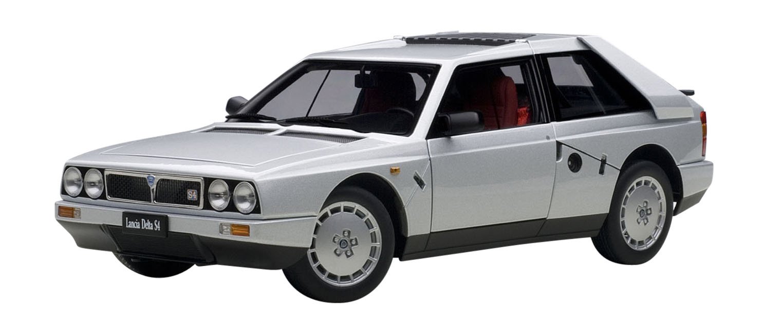 Lancia Delta S4 Grey 1/18 Scale Diecast Car by Autoart 74772